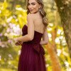 VESTIDO VIVIAN TULE MULTIFORMAS - MARSALA