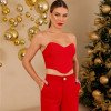 CROPPED MARIAH CORSELET T.Q.C - VERMELHO
