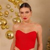 CROPPED MARIAH CORSELET T.Q.C - VERMELHO