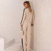 CONJUNTO PIETRA MOLETINHO PANTALONA BOLSOS - AREIA