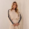 CONJUNTO PIETRA MOLETINHO PANTALONA BOLSOS - AREIA