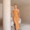 VESTIDO LONGUETE TOULOUSE - CAMEL