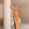 VESTIDO LONGUETE TOULOUSE - CAMEL