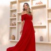VESTIDO LARA LONGO CIGANINHA - VERMELHO