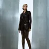 BLAZER DINAMARCA COURINO BALMAIN - PRETO