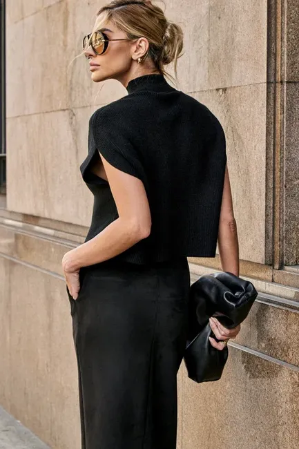 BLUSA GIANE MODAL - PRETO