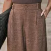 CALÇA BÉLGICA CENOURA ALFAITARIA - MARROM