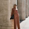 CONJUNTO BERLIM BOMBER CALÇA ALFAIATARIA - CAMEL