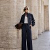 CONJUNTO BERLIM BOMBER CALÇA ALFAIATARIA - AZUL MARINHO