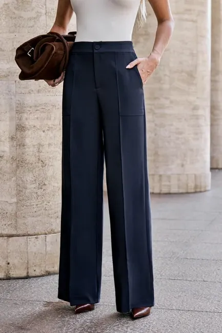 CONJUNTO BERLIM BOMBER CALÇA ALFAIATARIA - AZUL MARINHO