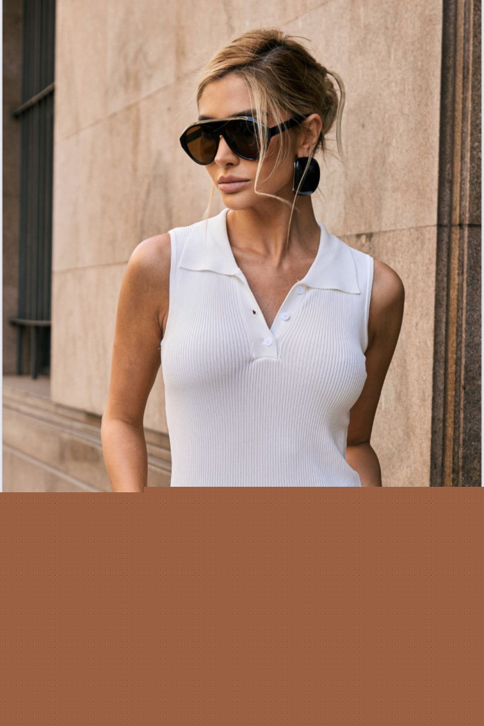 REGATA POLO MARIA VITÓRIA MODAL - OFF WHITE