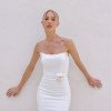 VESTIDO MIDI T.Q.C ÁVILA - OFF WHITE