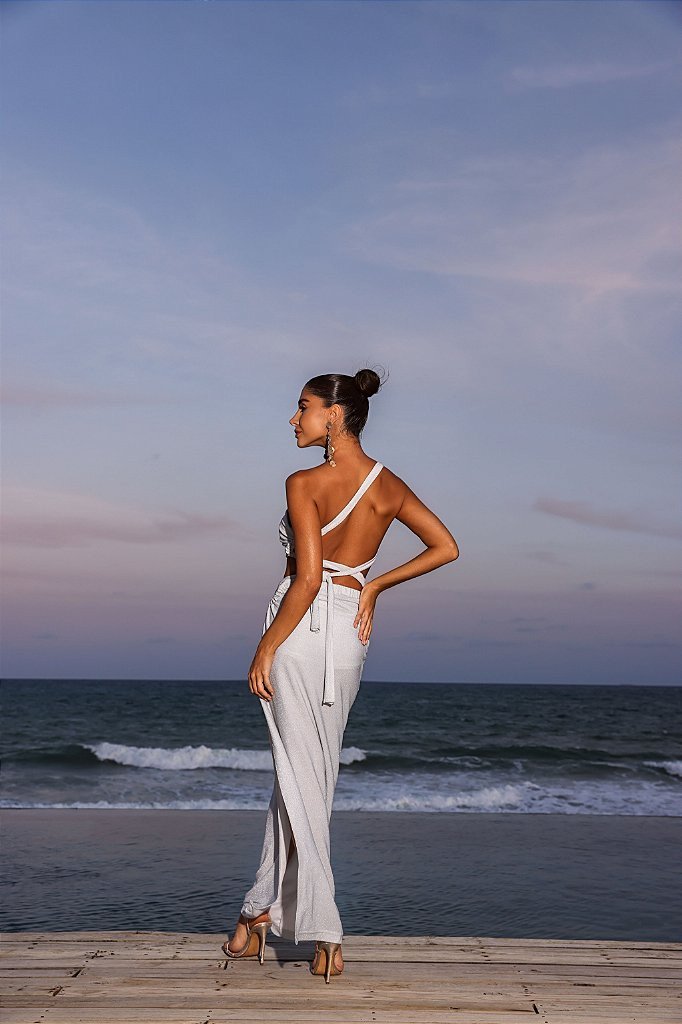 VESTIDO STEFANIA HOTPANT - PRATA