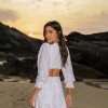 VESTIDO OHANA CURTO LAISE - OFF WHITE