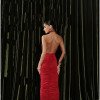 VESTIDO LONGO FRENTE ÚNICA MICHELE - VERMELHO
