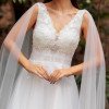 VESTIDO GABRIELLE TULE BORDADO NOIVINHAS - BRANCO