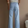 CALÇA WIDE LEG RAFA JEANS CLARO