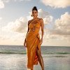 CONJUNTO BODY COM PAREÔ LARANJA - MALDIVAS