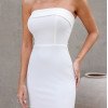 VESTIDO CURTO T.Q.C DARA - OFF WHITE