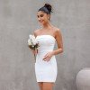 VESTIDO CURTO T.Q.C DARA - OFF WHITE