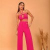 CONJUNTO BERLIM CALÇA VAZADA - PINK
