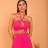 CONJUNTO BERLIM CALÇA VAZADA - PINK