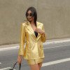 JAQUETA METALIZADA LOLLA - DOURADO