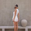 SAIA FRANZIDA TIRAS LATERAIS - OFF WHITE