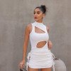 SAIA FRANZIDA TIRAS LATERAIS - OFF WHITE