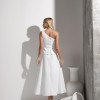 VESTIDO BELLE MIDI ALFAITARIA NULA MANGA - BRANCO