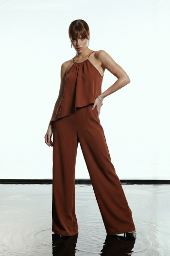 CONJUNTO STEFANE ALFAIATARIA GLAMOROUS - CARAMELO