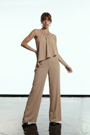 CONJUNTO STEFANE ALFAIATARIA GLAMOROUS - BEGE