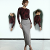 BODY TUANI TULE DAMASK GLAMOROUS - VINHO