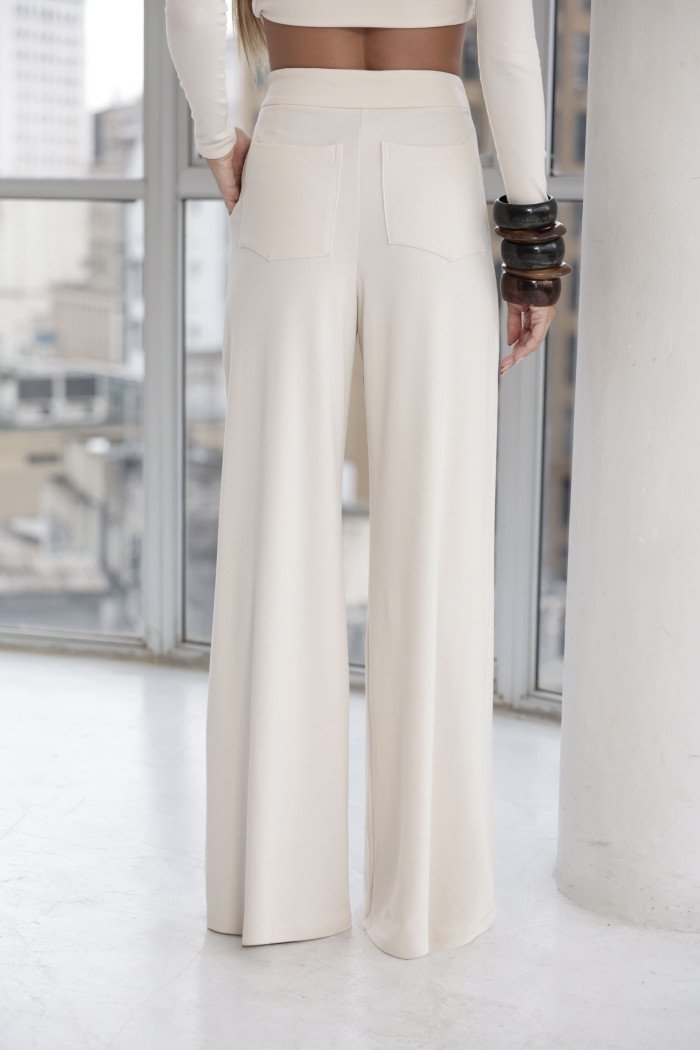 CONJUNTO ANA PAULA BLUSA NÓ - AREIA