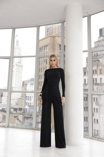 CONJUNTO ANA PAULA BLUSA NÓ - PRETO