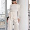CONJUNTO ANA PAULA BLUSA NÓ - AREIA