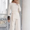 CONJUNTO ANA PAULA BLUSA NÓ - AREIA