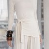 CONJUNTO ANA PAULA BLUSA NÓ - AREIA