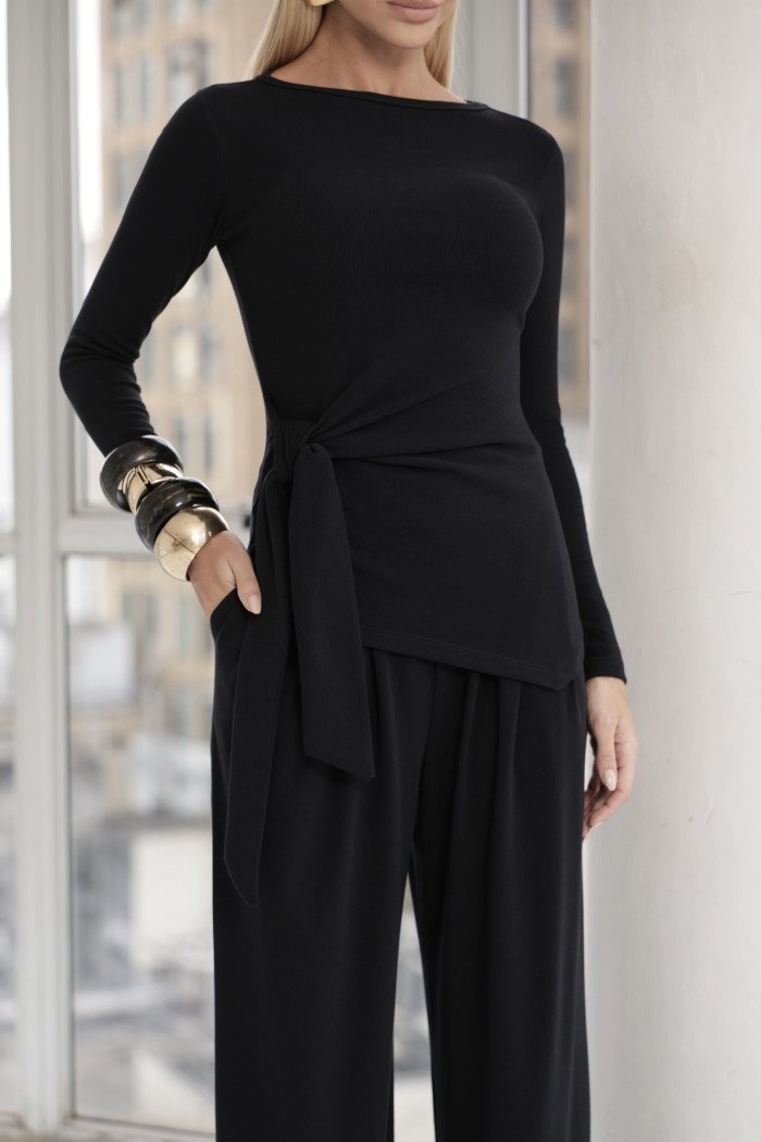 CONJUNTO ANA PAULA BLUSA NÓ - PRETO