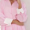 CONJUNTO PIETRA CAMISA E SHORT ALFAITARIA - ROSA CLARO