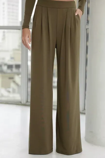 CONJUNTO ANA PAULA BLUSA NÓ - VERDE MUSGO