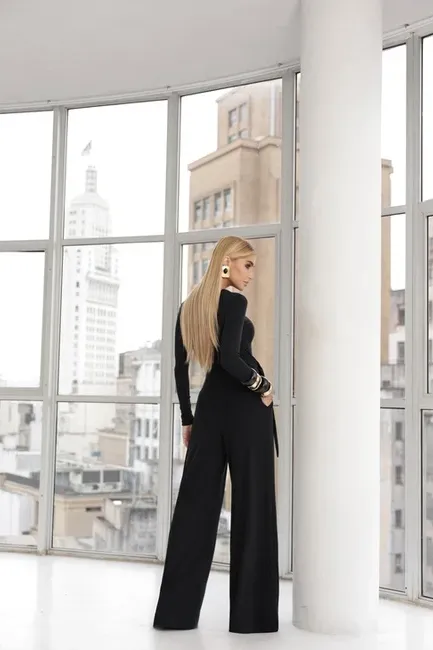 CONJUNTO ANA PAULA BLUSA NÓ - PRETO