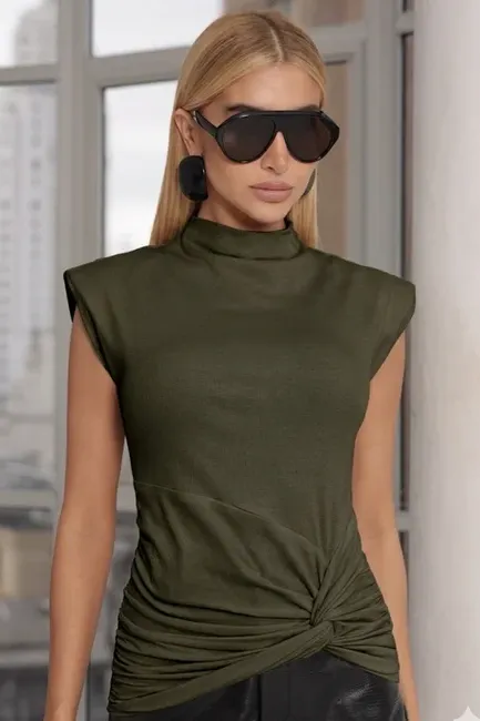 BLUSA RAFA BARRA TORCIDA - VERDE MILITAR