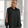 CAMISA MÁRCIA MANGA ABERTA - PRETO