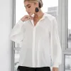 CAMISA MÁRCIA MANGA ABERTA - OFF WHITE