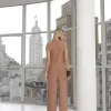CONJUNTO ADELE REGATA E CALÇA TRICÔ - ROSÉ