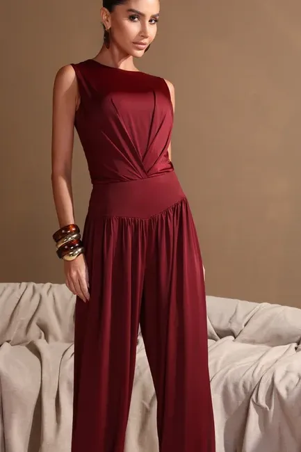 CONJUNTO BODY E CALÇA NATHALIA - MARSALA