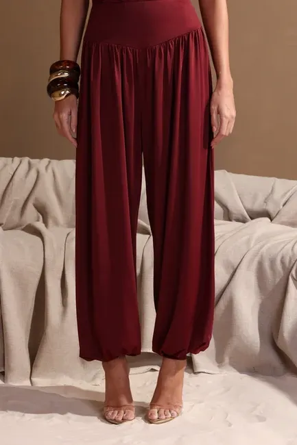 CONJUNTO BODY E CALÇA NATHALIA - MARSALA