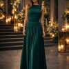 VESTIDO PAULA LONGO JERSEY - VERDE
