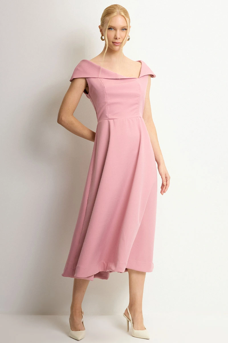 VESTIDO ANTÔNIA MIDI - ROSÉ